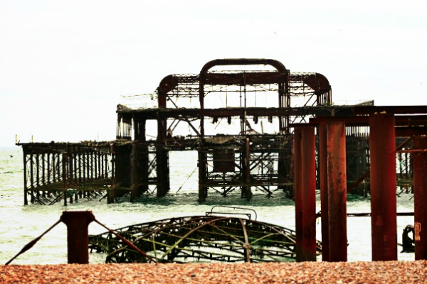 West Pier in Brighton, UK